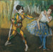 Harlequin och Colombine - Edgar Degas — vy av konstverket