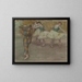 Danse d'Arlequin - Edgar Degas — inramlat konstverk på väggen
