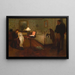inomhus - Edgar Degas — inramlat konstverk på väggen