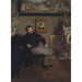 Reproduktion av målningen James Jacques Joseph Tissot 1836-1902 - Edgar Degas