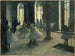 La Répétition au foyer de la danse - Edgar Degas — vy av konstverket