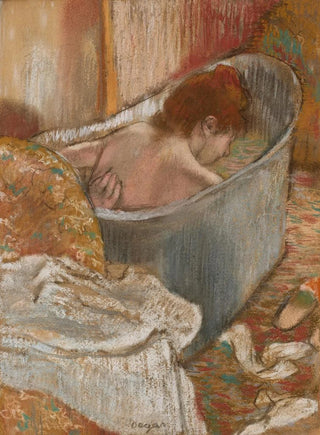 Edgar Degas - Le Bain Femme dans sa baignoire.webp