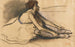 Le Repos de la danseuse - Edgar Degas — vy av konstverket