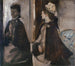 Madame Jeantaud dans le miroir - Edgar Degas — vy av konstverket