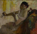 porträtt av fröken Rose Caron - Edgar Degas — vy av konstverket