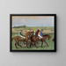 Races - Edgar Degas — inramlat konstverk på väggen