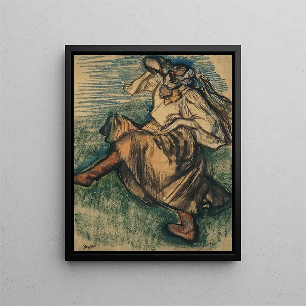 Danserska ryska - Edgar Degas — inramlat konstverk på väggen