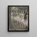 Le Ballet - Edgar Degas — inramlat konstverk på väggen