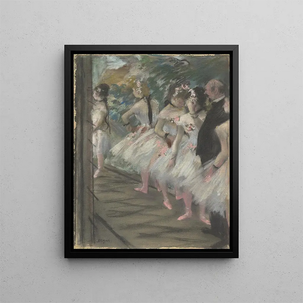 Le Ballet - Edgar Degas — inramlat konstverk på väggen