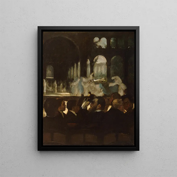 Le Ballet de Robert le Diable - Edgar Degas — inramlat konstverk på väggen