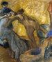 La tasse de chocolat chaud - Edgar Degas — vy av konstverket