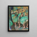 Les danseurs - Edgar Degas — inramlat konstverk på väggen
