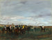 Les Courses - Edgar Degas — vy av konstverket