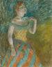 Le chanteur en vert - Edgar Degas — vy av konstverket