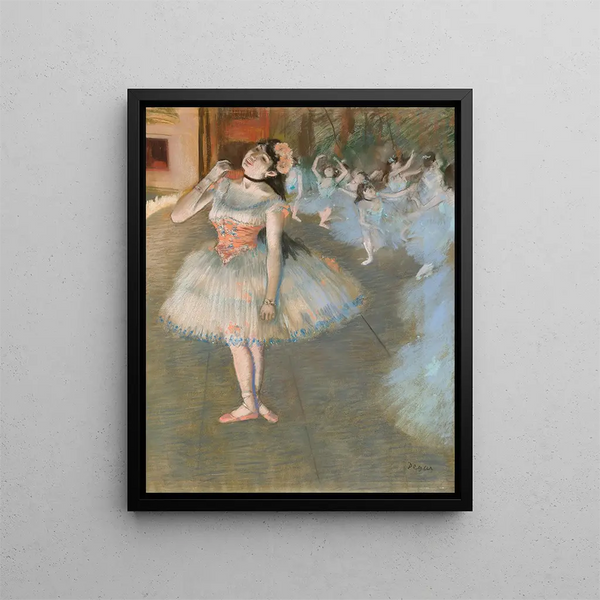 L'Étoile - Edgar Degas — inramlat konstverk på väggen