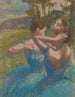 Tre dansare - Edgar Degas — vy av konstverket