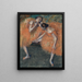 Två dansare - Edgar Degas — inramlat konstverk på väggen