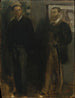 Två män - Edgar Degas — vy av konstverket