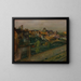 Vue de Saint-Valery-sur-Somme - Edgar Degas — inramlat konstverk på väggen
