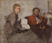 Violonist och ung kvinna - Edgar Degas — vy av konstverket