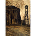 Reproduktion av målningen Le chevet de l'église Saint-Pierre-de-Montmartre - Edmond Charles Joseph Yon