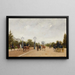 Längd: 60 cm, Höjd: 50 cm, Material: Olja på duk, Konsttryck av L'avenue du Bois de Boulogne - Edmond Grandjean — inramlat konstverk på väggen
