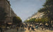 Le Boulevard des Italiens - Edmond Grandjean — vy av konstverket