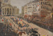Les funérailles de Victor Hugo, le cortège rue Soufflot - Edmond Lachenal — vy av konstverket