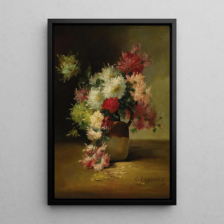 Edmond Van Coppenolle - Le bouquet de Dahlias.webp