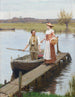 En äpple för båtföraren - Edmund Blair Leighton — vy av konstverket