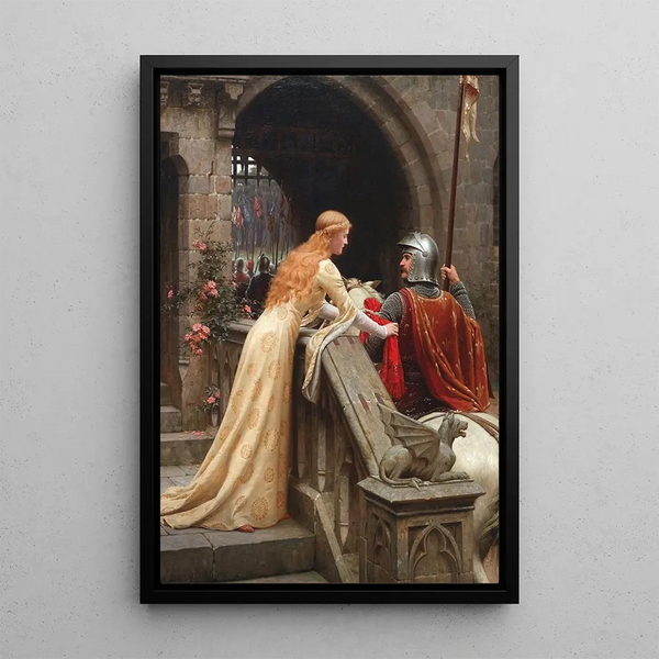 Reproduktion av målningen Bon voyage - Edmund Blair Leighton
