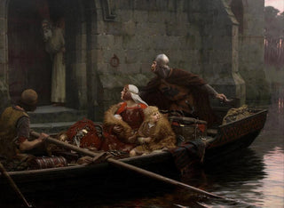 En temps de péril - Edmund Blair Leighton — vy av konstverket