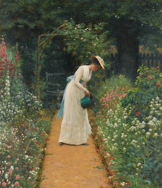 Edmund Blair Leighton - My Ladys Garden.webp