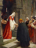 La Charité de Sainte Élisabeth de Hongrie - Edmund Blair Leighton — vy av konstverket