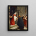 La Charité de Sainte Élisabeth de Hongrie - Edmund Blair Leighton — inramlat konstverk på väggen