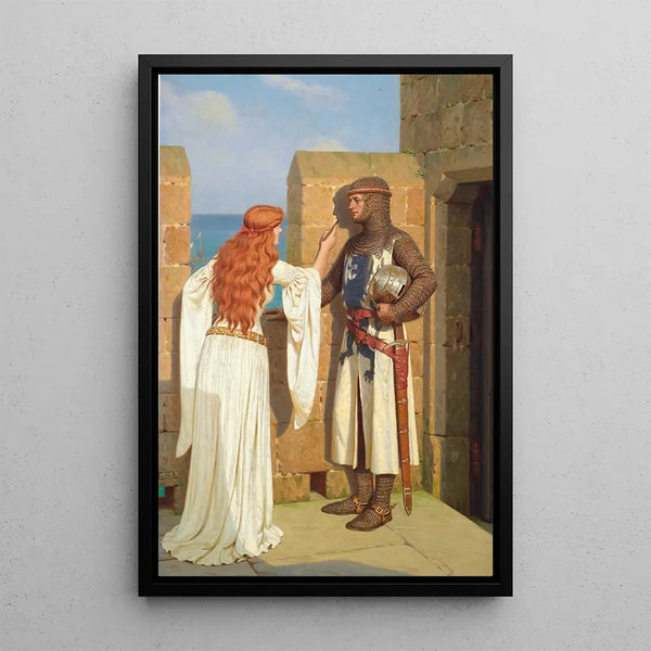 Reproduktion av målningen L'Ombre - Edmund Blair Leighton