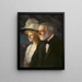 Henry Clay och Helen Frick - Edmund Charles Tarbell — inramlat konstverk på väggen