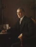 Woodrow Wilson - Edmund Charles Tarbell — vy av konstverket