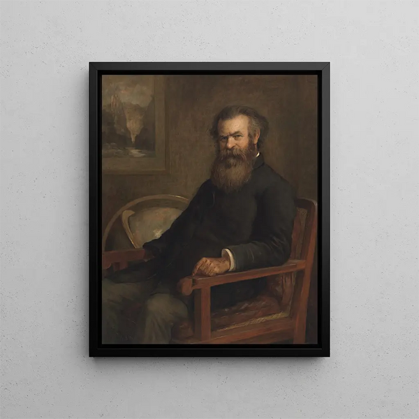 John Wesley Powell - Edmund Clarence Messer — inramlat konstverk på väggen