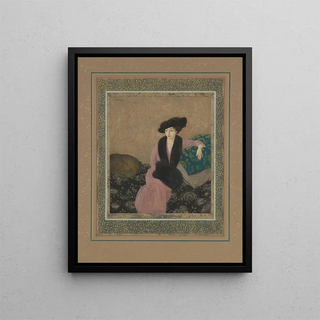 Edmund Dulac - Portrait of a Lady in Furs.webp