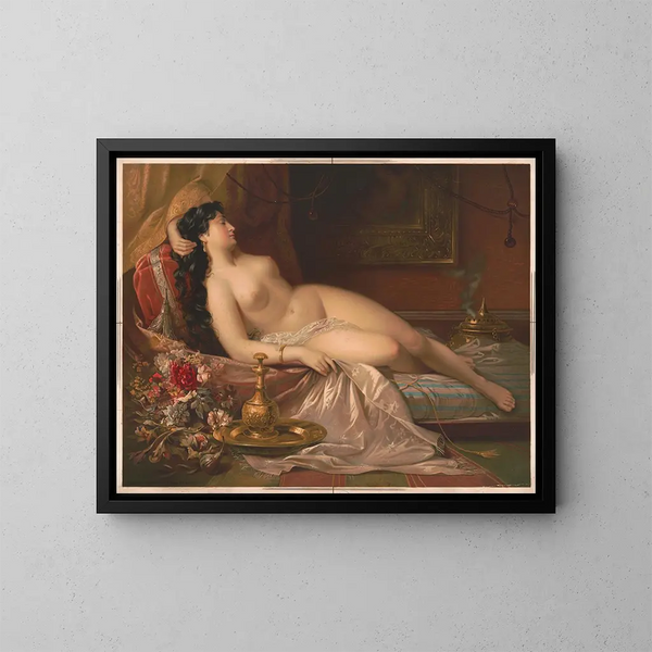 La Belle au bois dormant - Edmund Foerster Co — inramlat konstverk på väggen