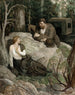 Les amoureux - Edmund Franklin Ward — vy av konstverket