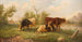 Vaches au pâturage - Edmund Mahlknecht — vy av konstverket