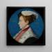 Édouard VI 1537-1553, när han var hertig av Cornwall - Hans Holbein den yngre verkstad — inramlat konstverk på väggen