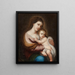 D'après Bartolomé Esteban Murillo Vierge à l'Enfant - Édouard-Denis Baldus — inramlat konstverk på väggen