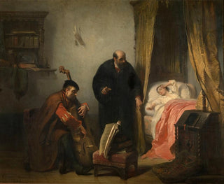 Edouard Hamman - The Awakening of Michel de Montaigne.webp