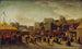 Fête foraine place Saint-Pierre Montmartre år 1861 - Édouard Hubert — vy av konstverket
