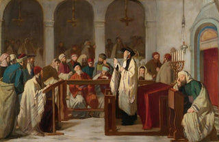 Edouard Moyse - In The Synagogue.webp