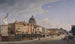 Vue arrière des maisons à Schloßfreiheit - Eduard Gaertner — vy av konstverket