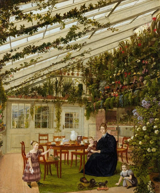 Eduard Gaertner - The Family of Mr Westfal in the Conservatory.webp